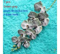 98cm 9 Teste Artificiale Zanzare Farfalla Fiore Orchidea Per Casa Matrimonio