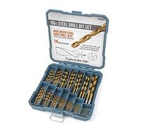 99/130 Pezzi Punte di Metallo Set per Forare in Metallo Strumenti Moderni Necessari Alta Durezza