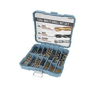 99/130 Pezzi Punte di Metallo Set per Forare in Metallo Strumenti Moderni Necessari Alta Durezza