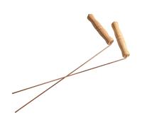 99 9 Aste Rabdomanti in Rame con Manici in Legno per Divinazione ed Esplorazione