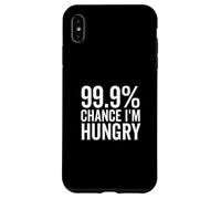 99.9% Probabilità Ho fame Divertente Foodie Umorismo Custodia per iPhone XS Max