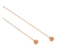 99 9% rame rame sonda aste 2PCS per il rilevamento dell'acqua e strumenti di caccia al tesoro, include custodia protettiva per un facile trasporto