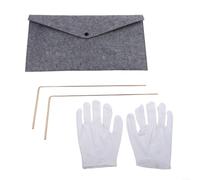 99,9% rame set di canne da pesca con pendolo per divinazione e rilevamento | 99,9% rame, 2 canne telescopiche + pendolo di cristallo, per la ricerca dell'acqua e la terapia energetica