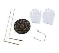 99,9% rame set di canne da pesca con pendolo, telescopico regolabile per la ricerca di acqua e minerali, strumento di divinazione spirituale per lavoro energetico e decisione (6 pezzi)