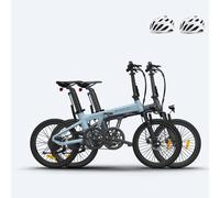 (99,98 € articoli aggiuntivi inclusi) Bundle: ADO Air 20S forcella con ammortizzatore E-Bike pieghevole × 2 - Air Blu / Air Grigio