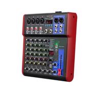 99 Console Audio For Mixaggio DJ Registrazione Karaoke Interfaccia Audio A 4/6/8 Canali For Studio Controller Con Effetti Digitali(6 Channels)