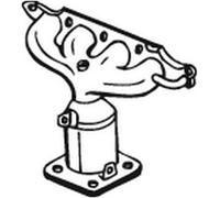 99 CV CATALIZZATORE PER SUBARU Justy III G3X 1.5 KW 73 CV 99