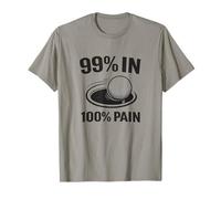 99% in 100% Dolore Divertente Golf Umorismo Golf Detti Citazioni Maglietta