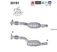 99 KW 135 CV CATALIZZATORE PER Renault Megane II Coup-Cabriolet EM0/1 2.0