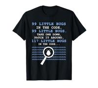 99 Little Bugs In The Code T-shirt - Divertente tshirt Maglietta