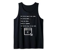 99 Little Bugs Programmatore di codice Divertente Coding Nerd Humor Canotta