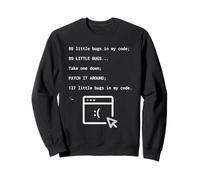 99 Little Bugs Programmatore di codice Divertente Coding Nerd Humor Felpa