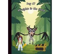 99 Nights in The Forest Notebook Journal, Trendy Game Deer Cover, 60 sheets: College Ruled Composition Note Book for Girls, Boys, Kids and Teens, for School or Home, 7.5 x 9.25 inch (B5)