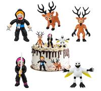 99 Notti nella Foresta, 5pcs Set di Action Figure 99 Notti nella Foresta, Cervo 99 Not-ti nella Fores-ta, 99 No-tti nella Fores-ta Figure, Figure 99 No-tti nel Bosco, per Fan Bambini Collezionisti