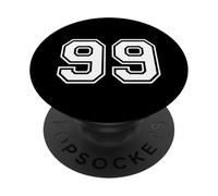 99 Numero Ninety-Nine Team Sports Graphic Matching Varsity PopSockets PopGrip Adesivo