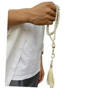 99 perline dhikr musulmani Tasbih con eleganti nappe, ottima lucidatura per musulmani devoti e cerimonie rituali Sibha accessori religiosi preghiera