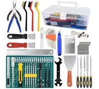 99 Pezzi Kit Stampante 3D,Accessori Per Stampa 3D Pulitore con pinze, lime, pinzette, coltelli da intaglio, aghi per la pulizia, chiavi, chiavi, per la pulizia della stampa di finitura