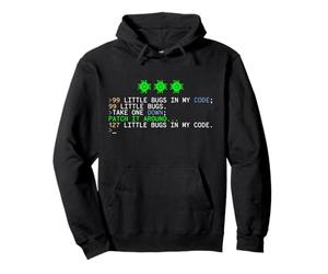 99 Piccoli Insetti nel Mio codice 99 Piccoli Insetti ne prendono Uno Giù Felpa con Cappuccio