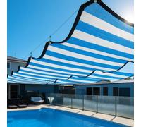 99% Schattiernetz Für Gewächshäuser, Rete Ombreggiante, Criptata E Ispessita, Bordo Avvolto A 6 Linee, Distanza Tra I Fori 70cm, Ventilazione E Permeabilità All'aria(5.0x7.0m)