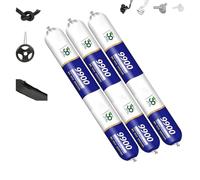 9900 Sealant Waterproof, 9900 Silicon Waterproof Sealant, Solution for Roof & Wall Cracks, Outdoor Water Proof Exterior Sealants Heat Resistant, for Indoor, Outdoor (Black,3PCS)