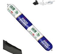 9900 Sealant Waterproof, Silicon Sealant Waterproof 9900, Permanent Solution for Roof & Wall Cracks, Heat Resistant, Tear and Stretch Resistance, for Outdoor and Indoor (black,1pcs)