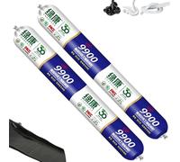 9900 Sealant Waterproof, Silicon Sealant Waterproof 9900, Permanent Solution for Roof & Wall Cracks, Heat Resistant, Tear and Stretch Resistance, for Outdoor and Indoor (white,2pcs)