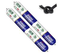 9900 Sealant Waterproof, Silicon Waterproof Sealant, Permanent Solution for Roof & Wall Cracks, Outdoor Water Proof Exterior Sealants Heat Resistant, Tear and Stretch Resistance (Black**2)