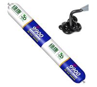 9900 Sealant Waterproof, Silicon Waterproof Sealant, Permanent Solution for Roof & Wall Cracks, Outdoor Water Proof Exterior Sealants Heat Resistant, Tear and Stretch Resistance (Nero,1PCS)