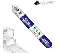 9900 Sealant Waterproof, Silicone Sealant Waterproof, High Heat Resistant, Repairs Roof & Wall Cracks, Stretch-Resistant, Outdoor & Indoor Use (Transparent,1 pcs)