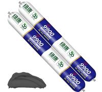 9900 Waterproof Sealant, Silicone Sealant Waterproof 9900, Solution for Roof & Wall Cracks, Heat Resistant, Tear and Stretch Resistance for Outdoor and Indoor (Black,2PCS)