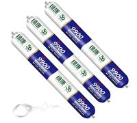 9900 Waterproof Sealant, Silicone Sealant Waterproof 9900, Solution for Roof & Wall Cracks, Heat Resistant, Tear and Stretch Resistance for Outdoor and Indoor (Transparent,3PCS)