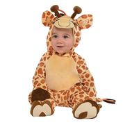 amscan- Baby Born Costume da Bambino Giraffa, Colore Giallo, 6-12 Mesi, 10132307