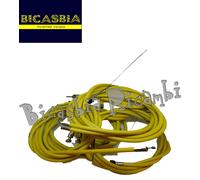 9914 CAVI ASSEMBLATI CON GUAINA GIALLA CAVO CONTACHILOMETRI VESPA 125 PRIMAVERA