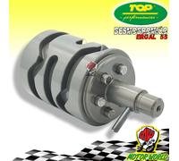 Bauletto nero goffrato con catadiottri rossi senza piastra e kit universale GIVI