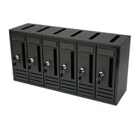 CASSETTA POSTALE CONDOMINIO "COMPO" 6 POSTI ANTRACITE 62X18X30h