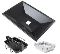 99250 Vassoio per grasso con vaschetta di raccolta per Weber Spirit E-310/E-320/SP-320 Series (2007-2012) Genesis Silver B/C Genesis 1000/2000/3000 Genesis Gold B/C con 10 fodere in alluminio per