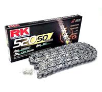 99431108 Catena RK 520SO con 108 maglie nera chiusura a rivetto