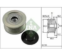 9948513 PULEGGIA ALTERNATORE INA FOR ALFA 147 156 159 GT 19 JTDM 535011510