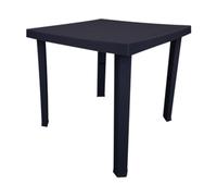 99536 Q.TA' 1 TAVOLO RESINA FIGARO 80X80XH72CM ANTRACITE