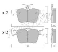 997.0 TRUSTING PAST.FRE.AUDI A3 III,VW GOLF VII,PASSAT Trusting Freni