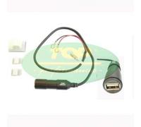 9980070 CARICATORE USB PRESA SINGOLA (2A - CAVO 0,5 M)