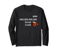 -999,999,999,999 Credito sociale Maglia a Manica