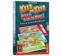 999 Giochi - Volte su Volte Blocco punteggio 3 pezzi Livello 5, 6 e 7 Dadi - da 8 anni - Uno dei migliori giochi del 2019 - Inka & Markus Brand - Roll and write - 999-KEE04, multicolore