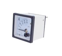 99C1 DC1A2A3A5A10A20A30A50A75A100A Amperometro analogico da pannello, tipo puntatore, misuratore di corrente 48 * 48mm(1A)