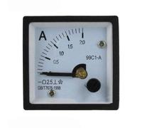 99C1 DC1A2A3A5A10A20A30A50A75A100A pannello analogico amperometro tipo puntatore contatore di corrente 48x48mm 1 pezzi (400A 75mv)