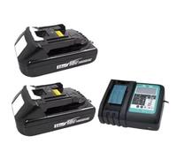 9Ah 6Ah/5Ah, compatibile con Makita, batteria da 18 V | BL1830B BL1850B BL1850 BL1840 BL1860 BL1815 Batteria al litio sostitutiva(3AH X2-Charge)
