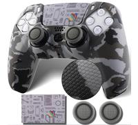 9CDeer Non-Slip Silicone Cover for PS5 Controller with Thumbstick Caps * 2 & Sticker * 1 30 Years Anniversary