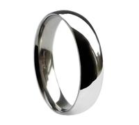 9ct Oro Bianco Matrimonio Anelli Tribunale Comfort Bande 375 UK Fully Marchiato