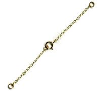 9ct Oro Collana Collo Let Extender Sicurezza Catena Bullone & Salto Anello -
