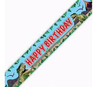 9ft Banner Jurassic Dinosauro Buon Compleanno